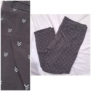 Banana Republic | Grey pattern Sloan fit women's pant